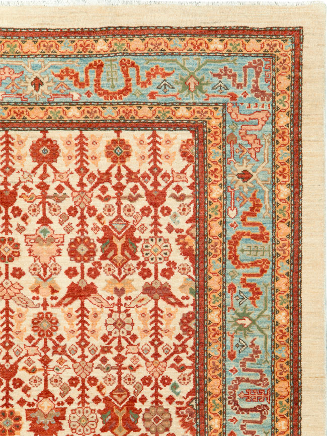 Modern Persian Malayer Accent Rug, No.19962 - Gsblank