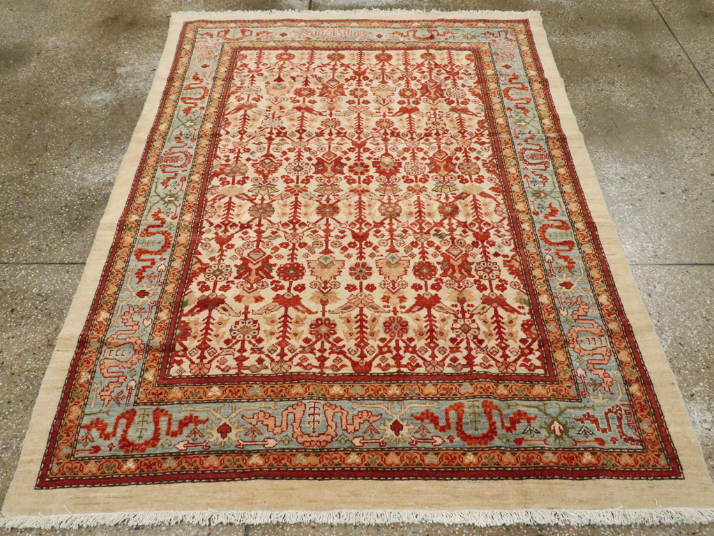 Modern Persian Malayer Accent Rug, No.19962 - Gsblank