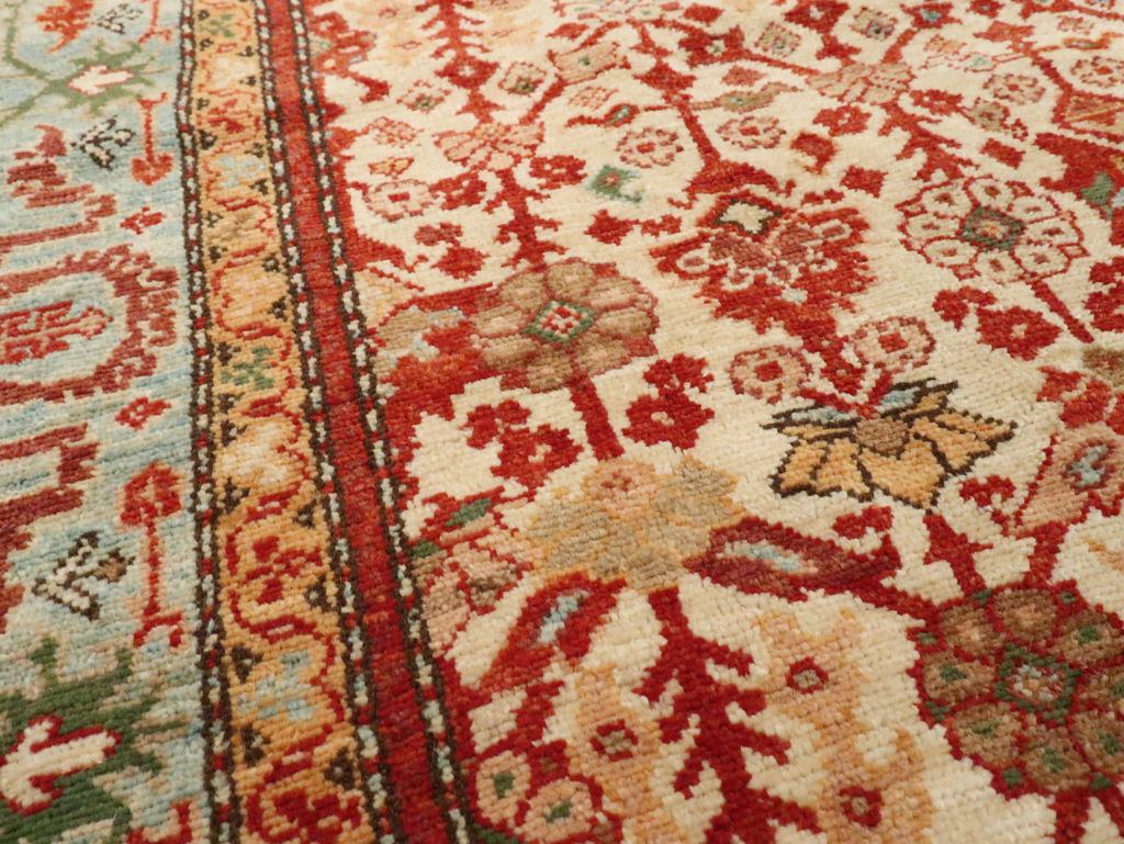 Modern Persian Malayer Accent Rug, No.19962 - Gsblank