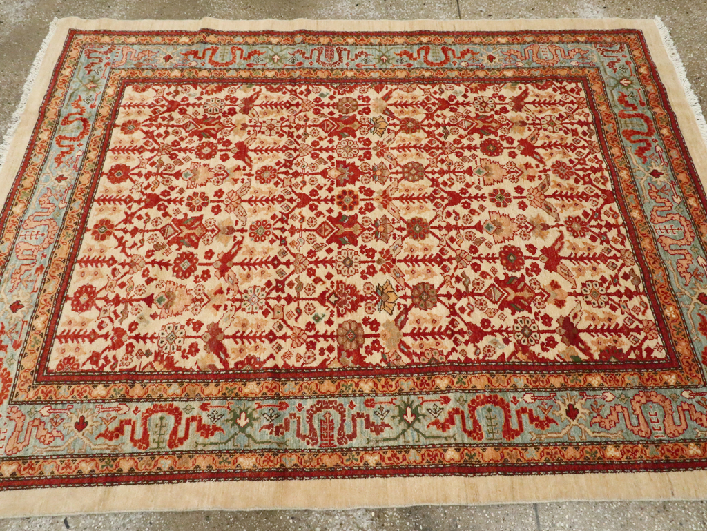 Modern Persian Malayer Accent Rug, No.19962 - Gsblank