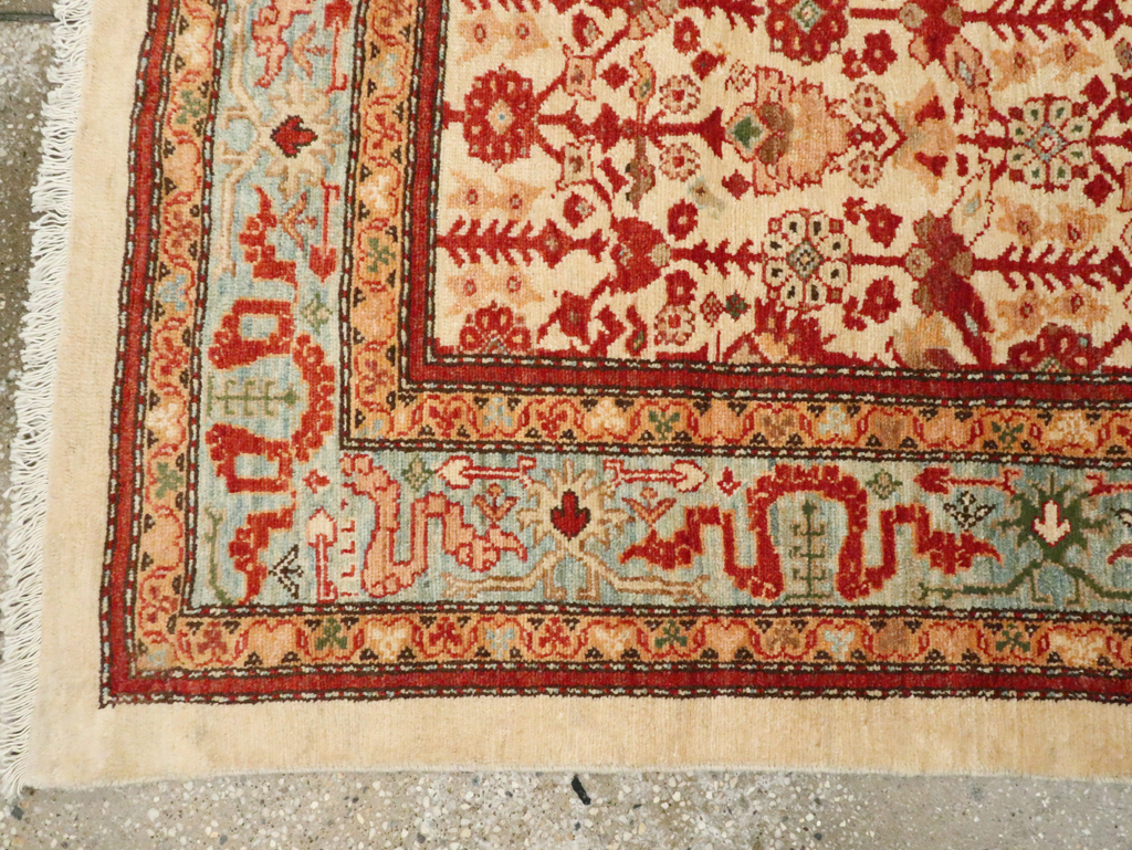 Modern Persian Malayer Accent Rug, No.19962 - Gsblank