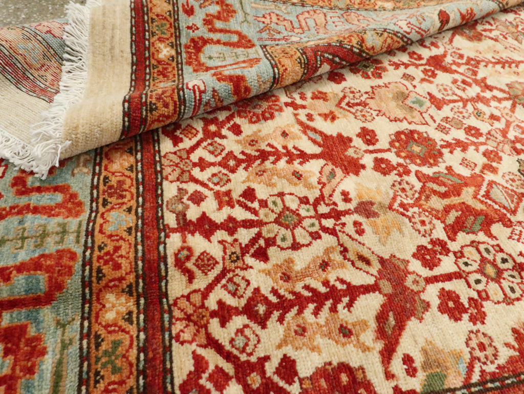 Modern Persian Malayer Accent Rug, No.19962 - Gsblank