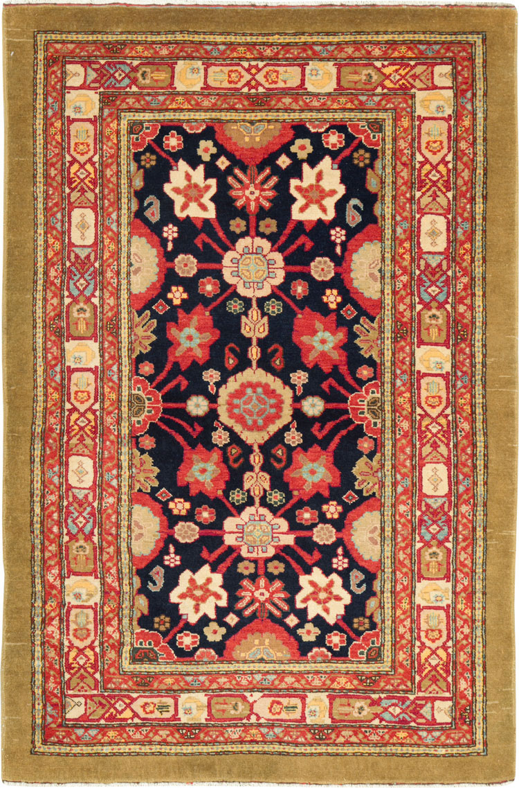 Vintage Inspired Persian Malayer Carpet, No.19963 - Gsblank