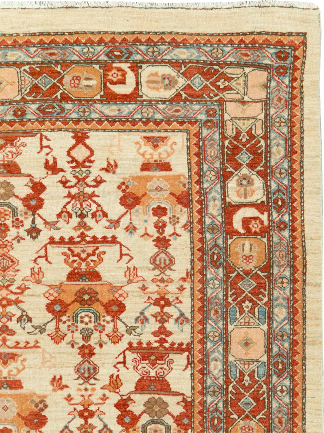 Modern Persian Malayer Accent Rug, No.19965 - Gsblank