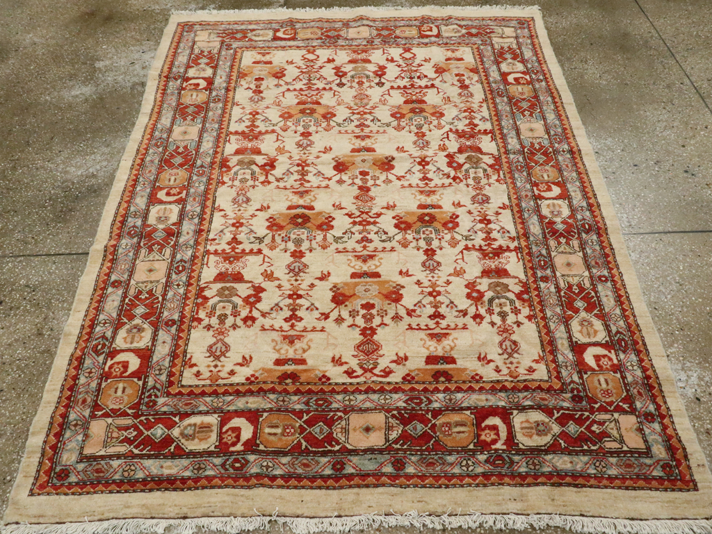 Modern Persian Malayer Accent Rug, No.19965 - Gsblank