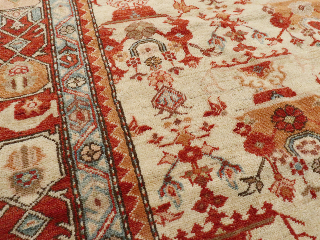 Modern Persian Malayer Accent Rug, No.19965 - Gsblank