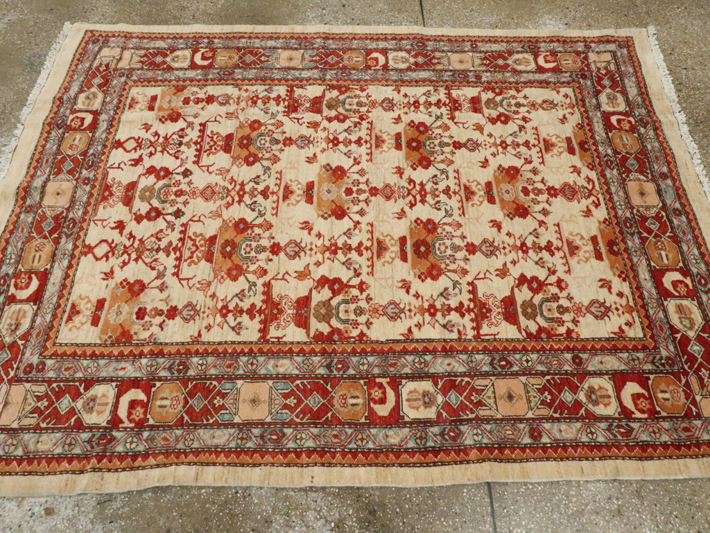 Modern Persian Malayer Accent Rug, No.19965 - Gsblank