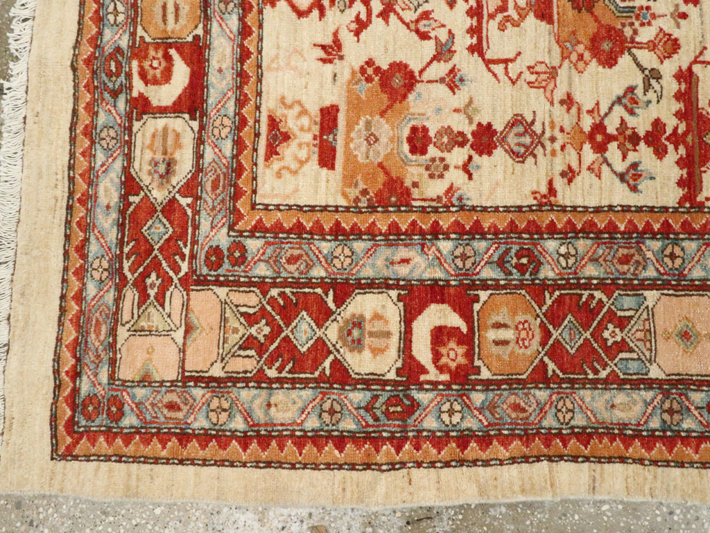 Modern Persian Malayer Accent Rug, No.19965 - Gsblank