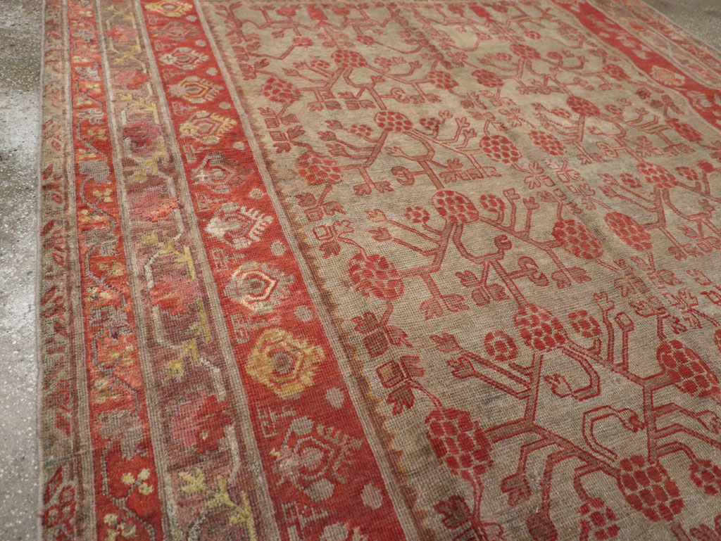 Antique East Turkestan Khotan Gallery Rug, No.19989 - Gsblank