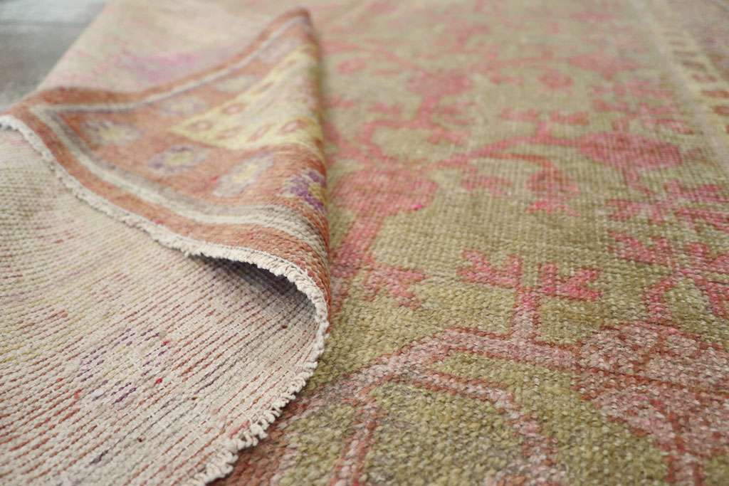 Vintage East Turkestan Khotan Rug, No.19990 - Gsblank