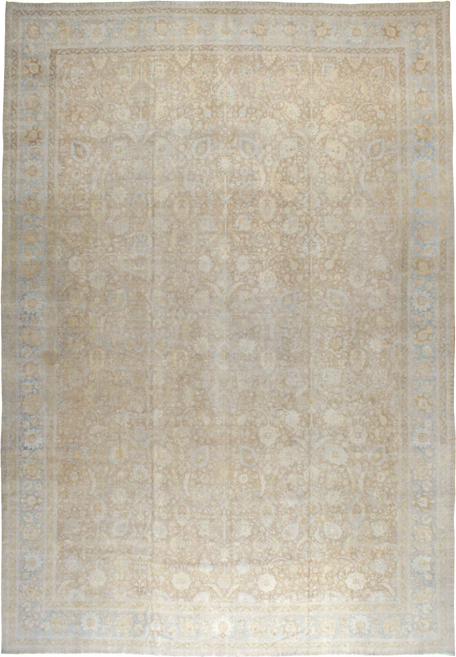 Antique Persian Tabriz Oversize Carpet, No.20010 - Gsblank