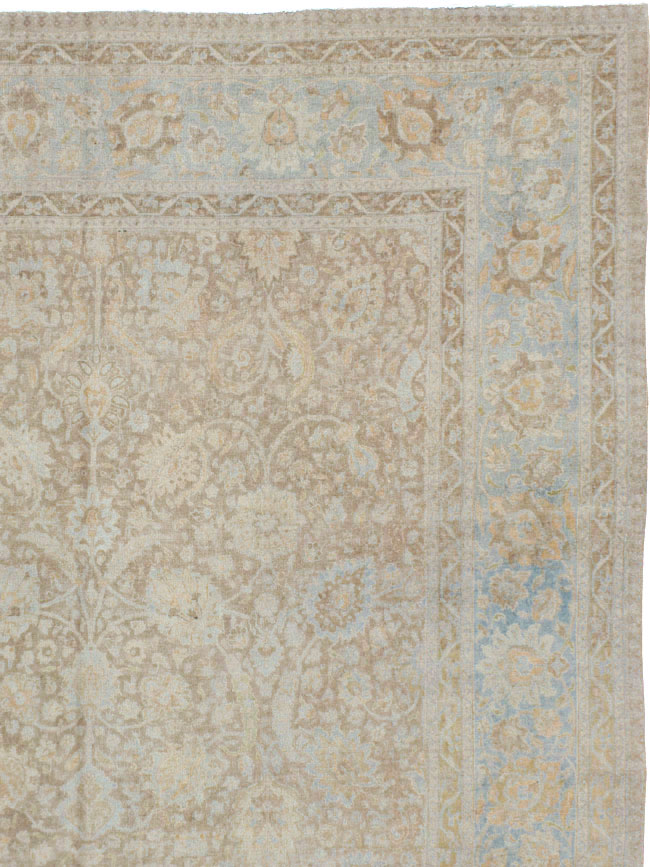 Antique Persian Tabriz Oversize Carpet, No.20010 - Gsblank