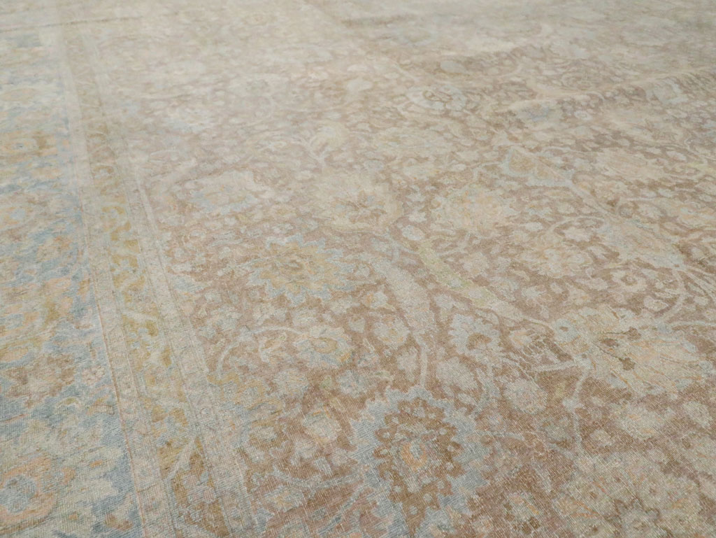 Antique Persian Tabriz Oversize Carpet, No.20010 - Gsblank