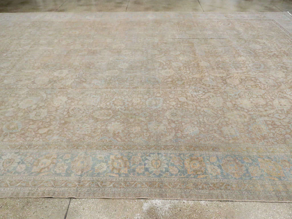 Antique Persian Tabriz Oversize Carpet, No.20010 - Gsblank