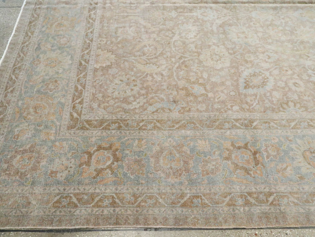Antique Persian Tabriz Oversize Carpet, No.20010 - Gsblank