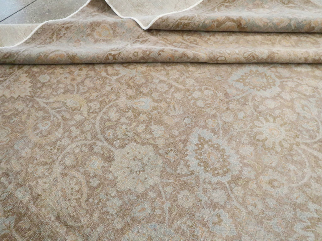 Antique Persian Tabriz Oversize Carpet, No.20010 - Gsblank