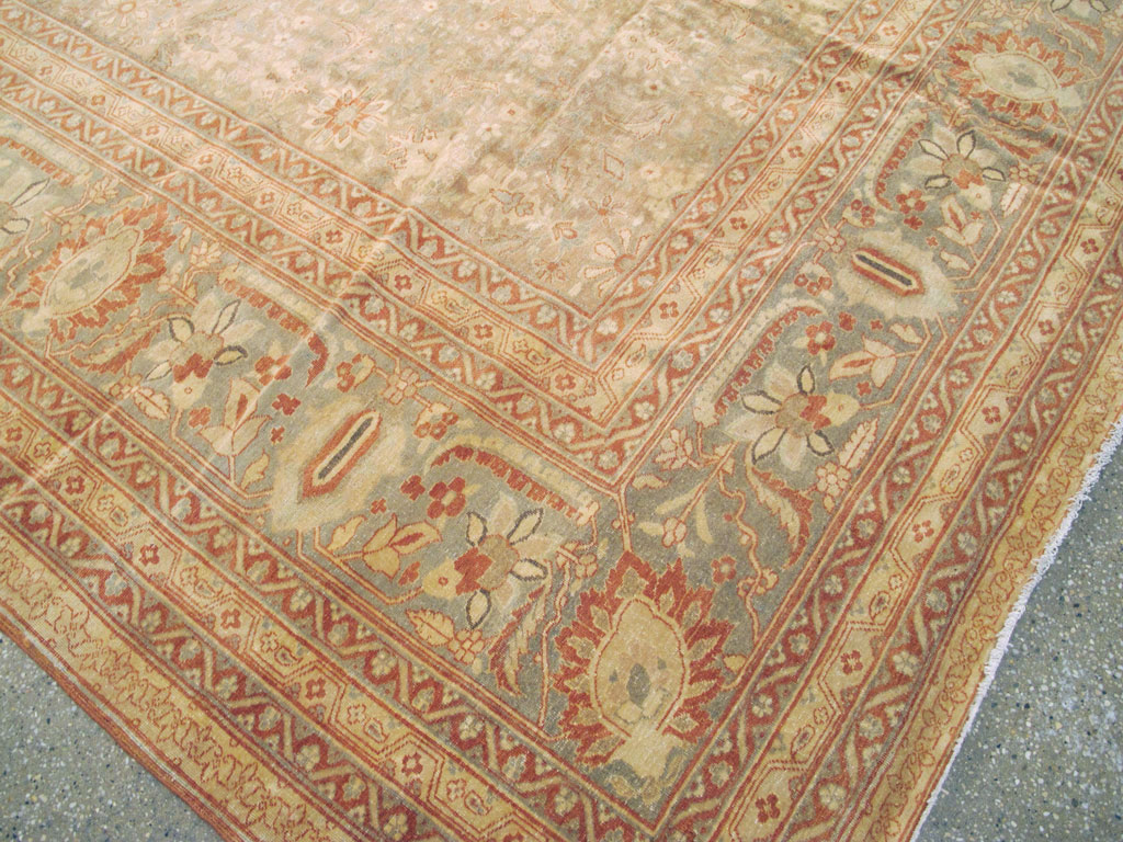 Antique Persian Tabriz Carpet, No.20012 - Gsblank
