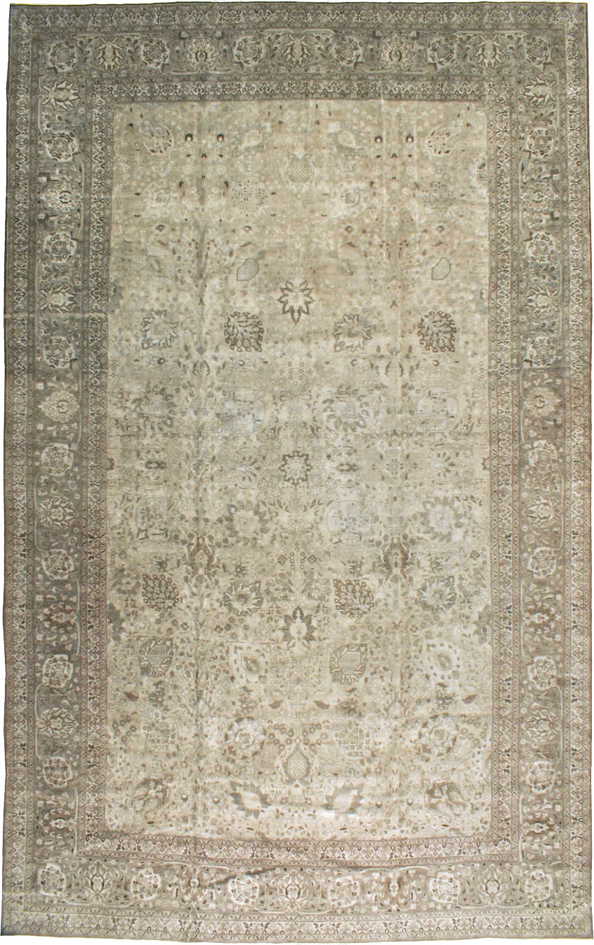 Antique Persian Tabriz Carpet, No.20018 - Gsblank