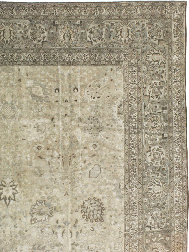 Antique Persian Tabriz Carpet, No.20018 - Gsblank