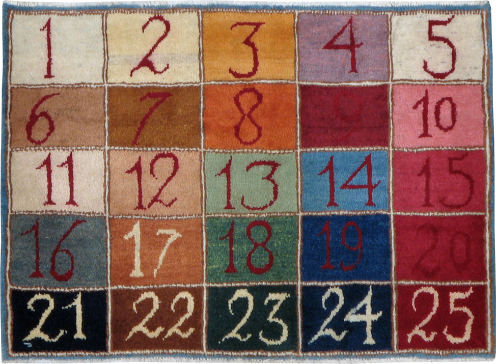 Vintage Persian Kashan Rug (Pair: 1 of 2), No.20019 - Gsblank