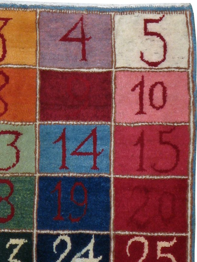 Vintage Persian Kashan Rug (Pair: 1 of 2), No.20019 - Gsblank