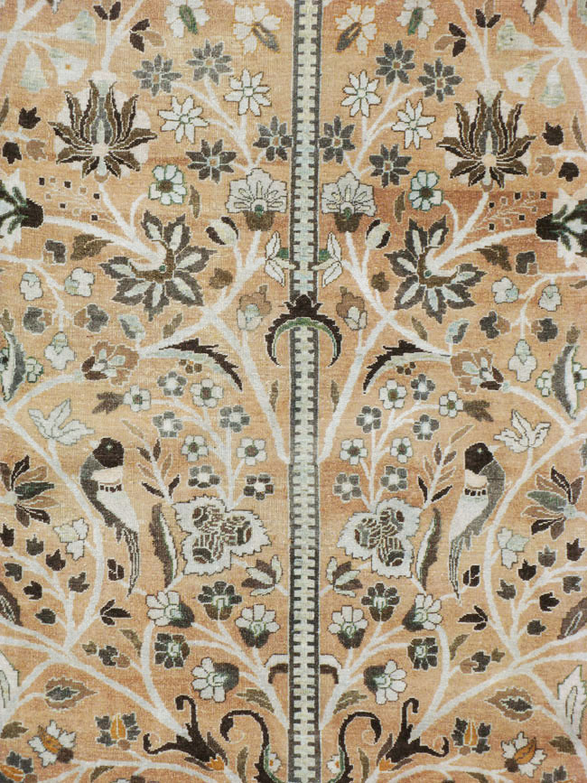 Vintage Persian Mashad Carpet, No.20022 - Gsblank