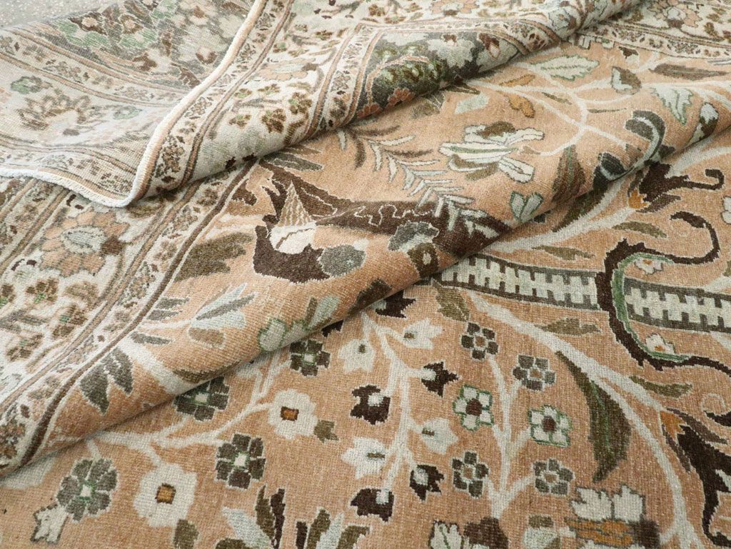 Vintage Persian Mashad Carpet, No.20022 - Gsblank