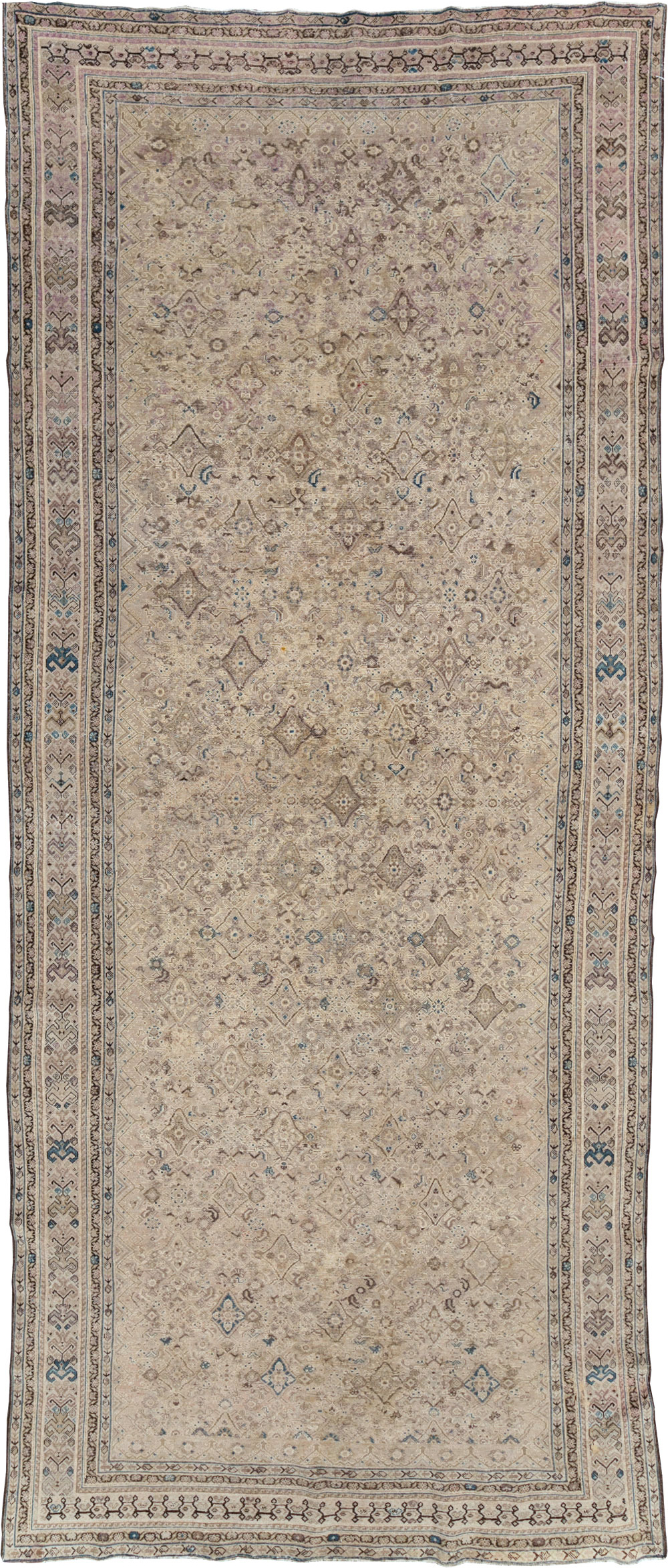 Antique Persian Malayer Gallery Carpet, No.20028 - Gsblank