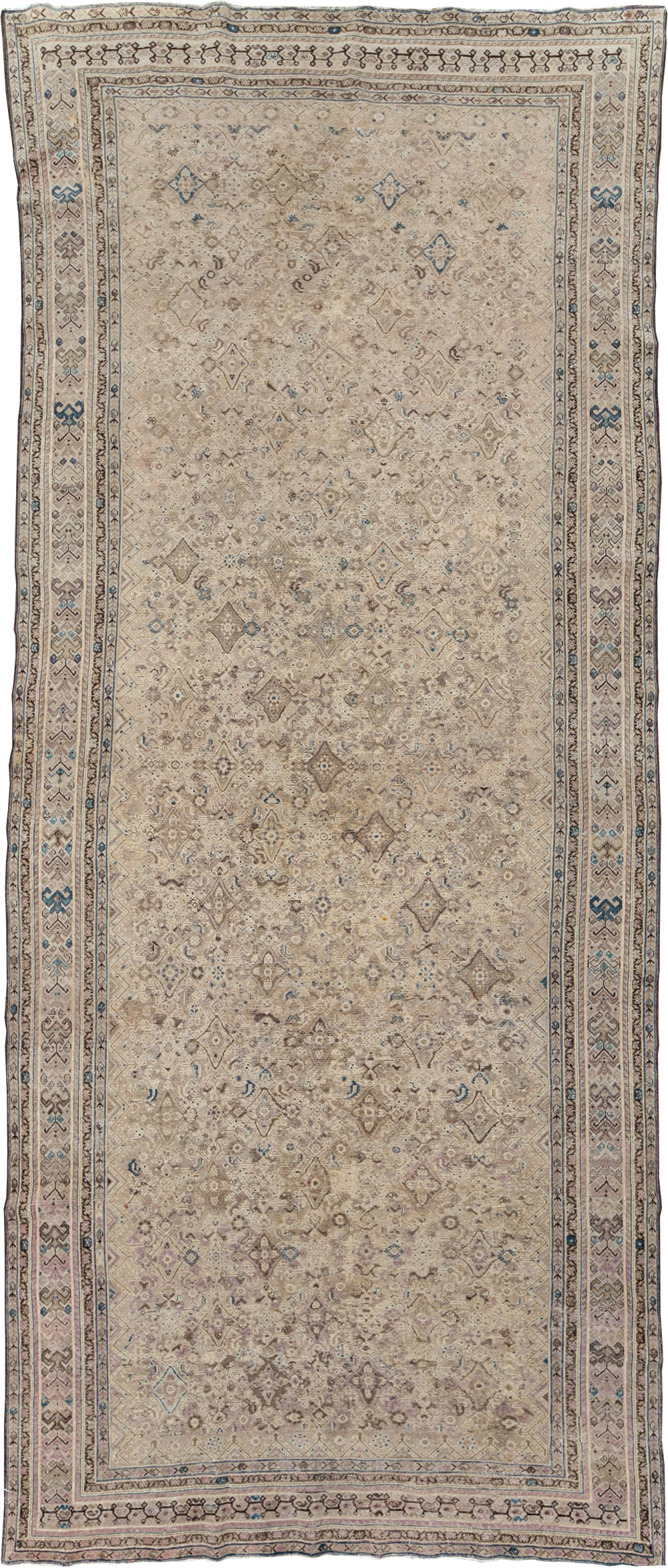 Antique Persian Malayer Gallery Carpet, No.20028 - Gsblank