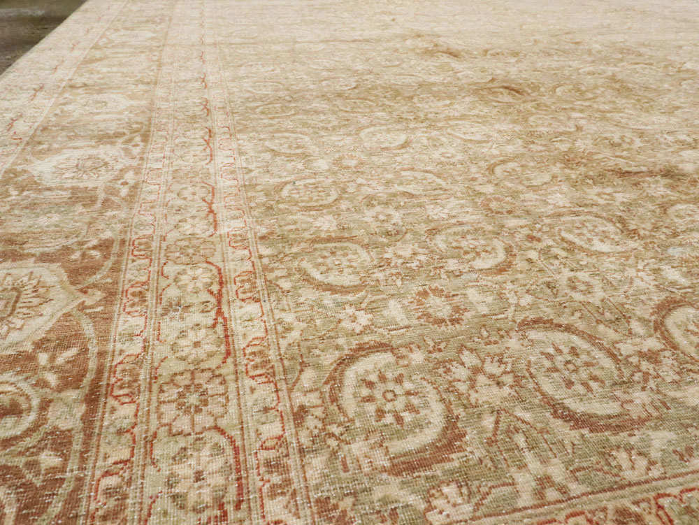 Antique Persian Lavar Kerman Carpet, No.20039 - Gsblank