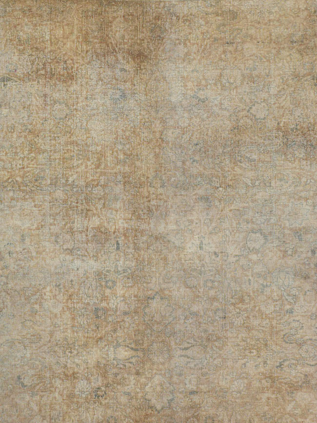 Antique Persian Tabriz Square Carpet, No.20044 - Gsblank