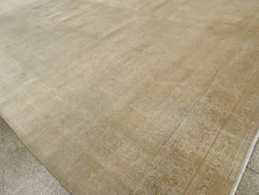 Antique Persian Tabriz Square Carpet, No.20044 - Gsblank