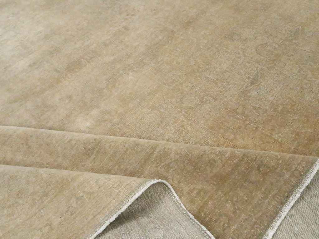 Antique Persian Tabriz Square Carpet, No.20044 - Gsblank