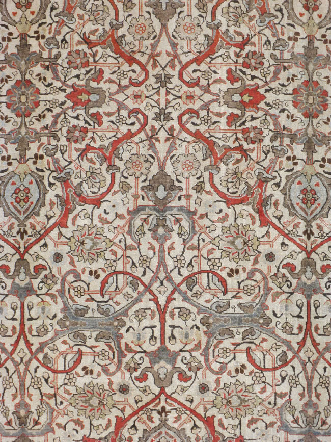 Vintage Persian Tabriz Carpet, No.20056 - Gsblank