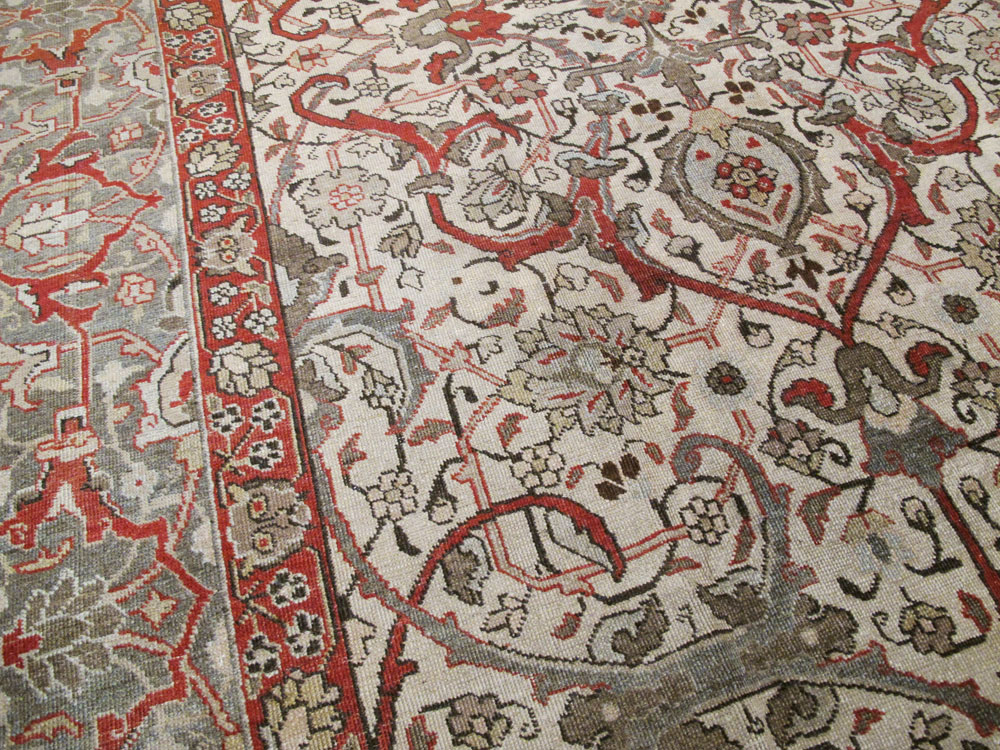 Vintage Persian Tabriz Carpet, No.20056 - Gsblank