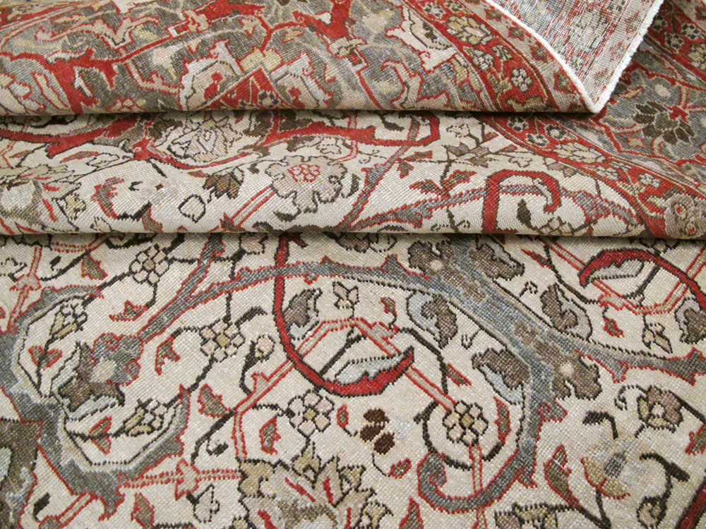 Vintage Persian Tabriz Carpet, No.20056 - Gsblank