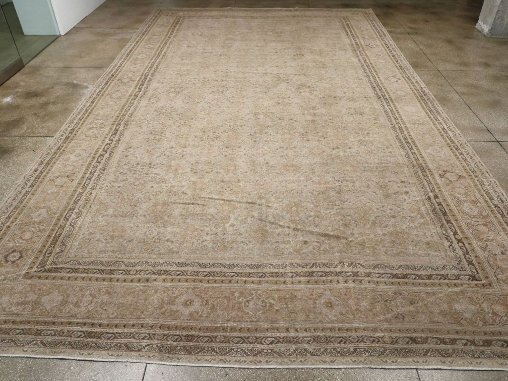 Antique Persian Mahal Large Oversize Carpet, No.20060 - Gsblank