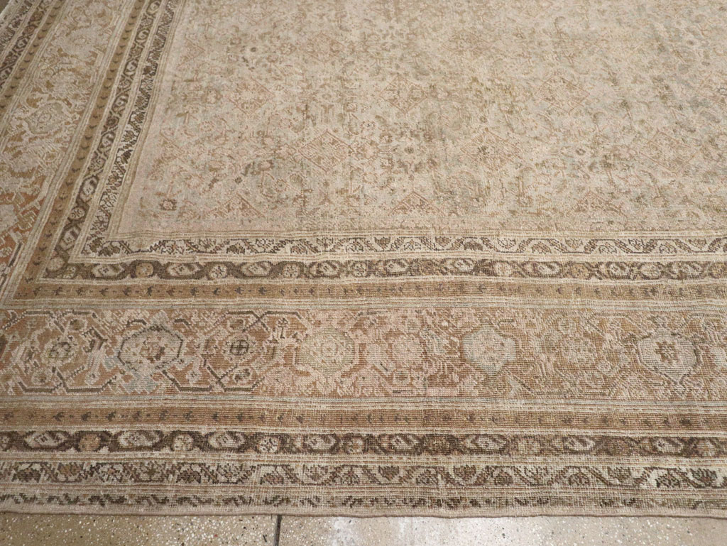 Antique Persian Mahal Large Oversize Carpet, No.20060 - Gsblank