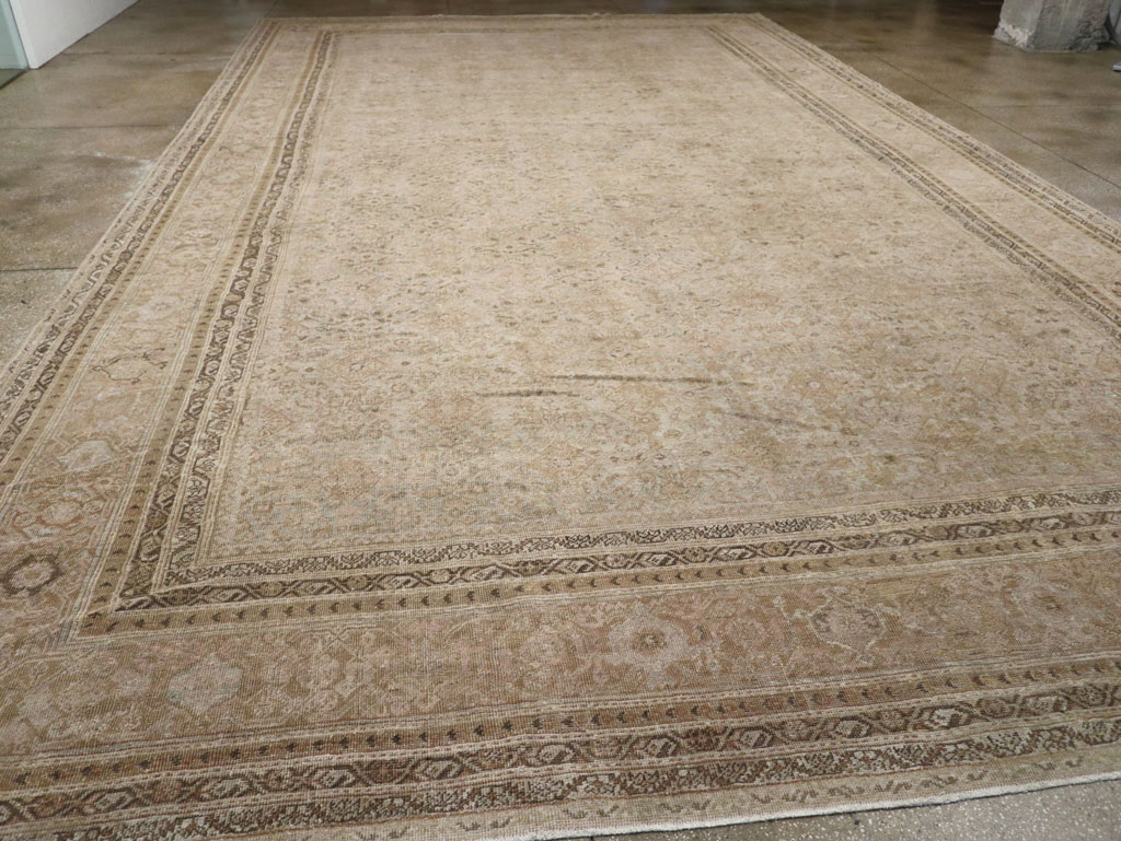 Antique Persian Mahal Large Oversize Carpet, No.20060 - Gsblank