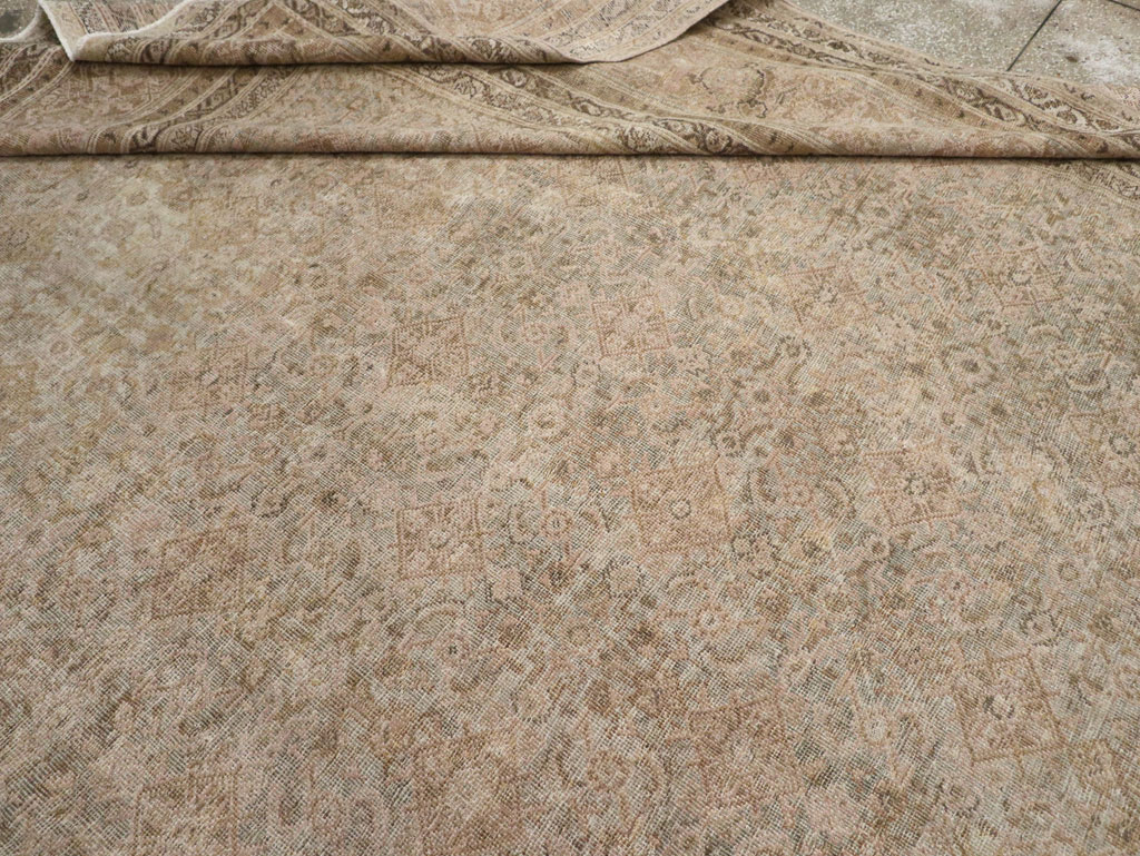 Antique Persian Mahal Large Oversize Carpet, No.20060 - Gsblank