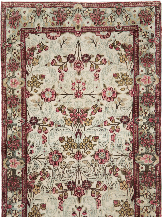Vintage Persian Lavar Kerman Runner, No.20072 - Gsblank