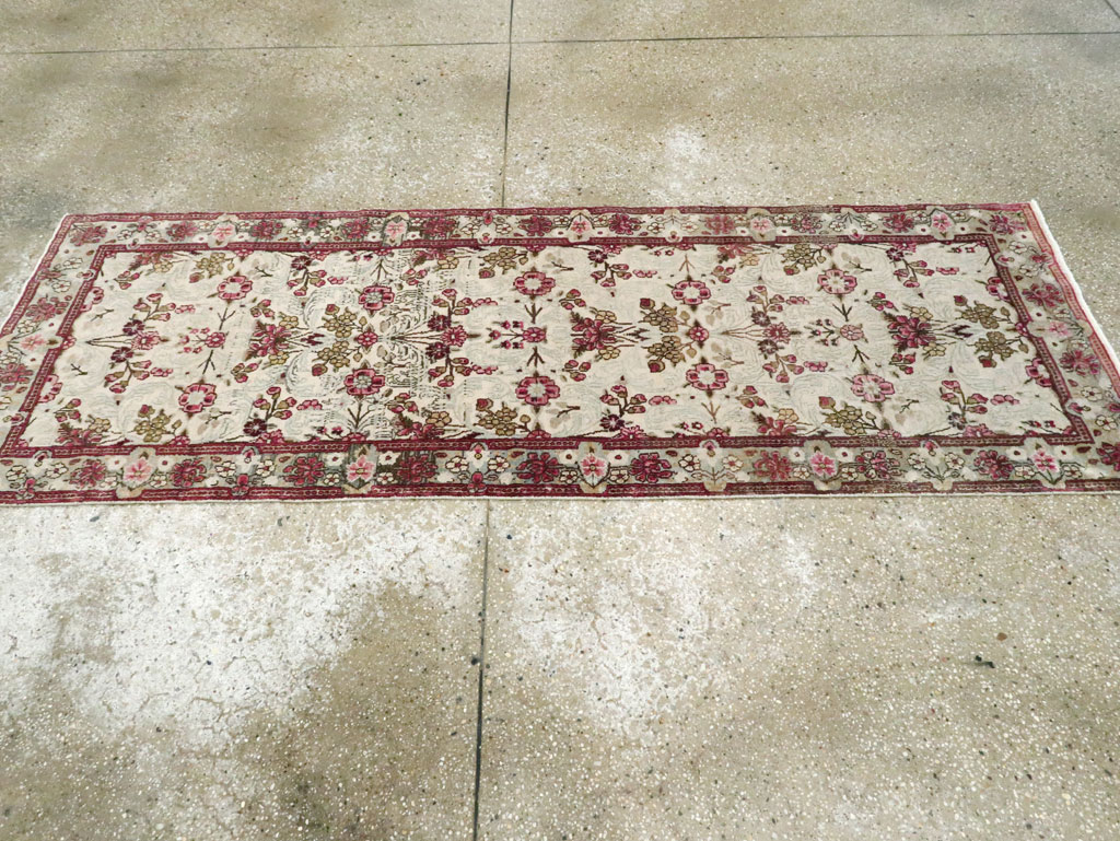 Vintage Persian Lavar Kerman Runner, No.20072 - Gsblank