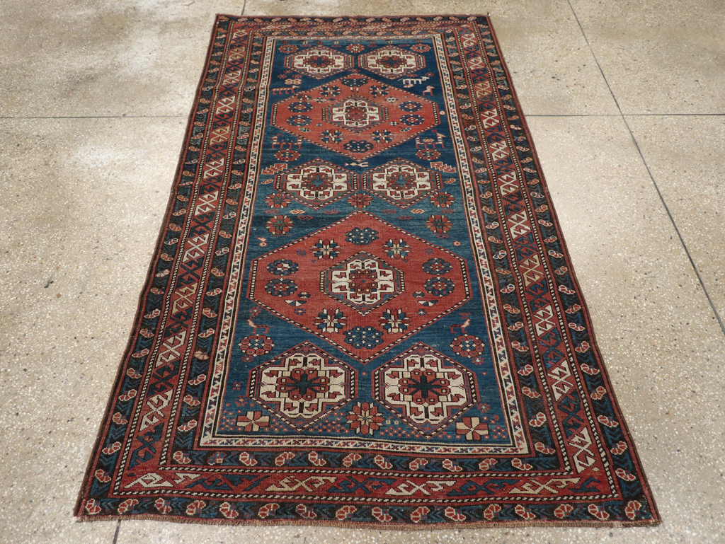 Antique Caucasian Kazak Rug, No.20077 - Gsblank
