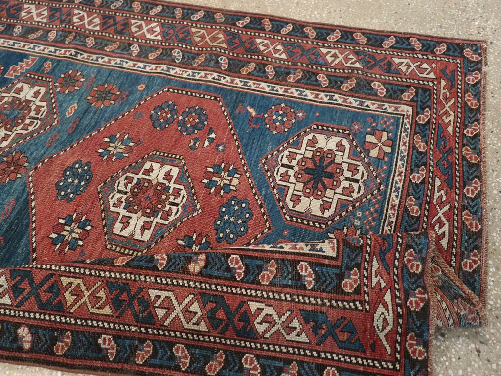 Antique Caucasian Kazak Rug, No.20077 - Gsblank