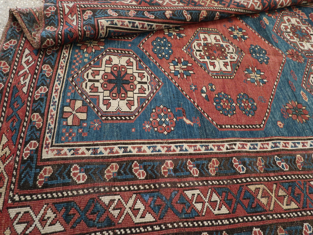 Antique Caucasian Kazak Rug, No.20077 - Gsblank
