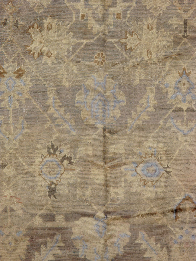Antique Turkish Oushak Carpet, No.20093 - Gsblank