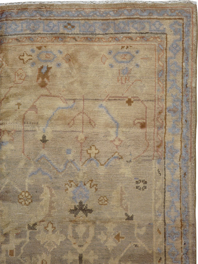 Antique Turkish Oushak Carpet, No.20093 - Gsblank
