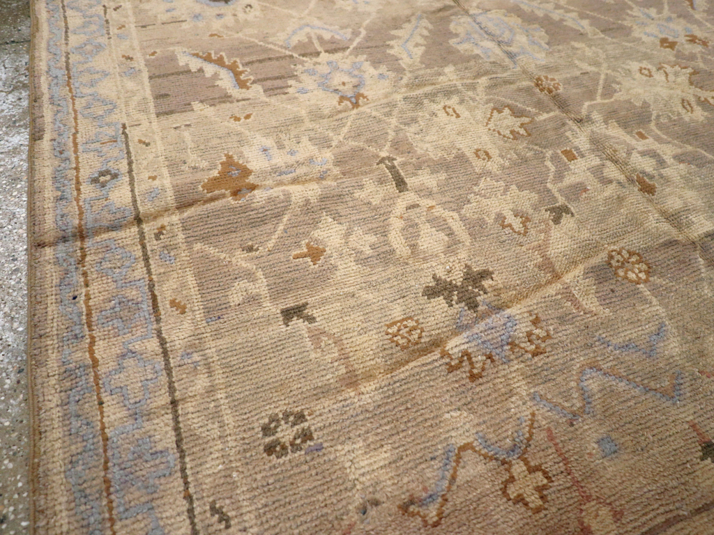 Antique Turkish Oushak Carpet, No.20093 - Gsblank