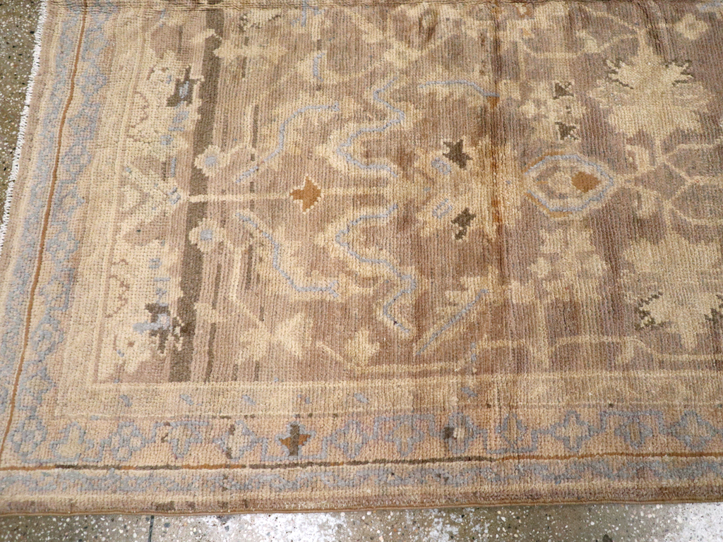Antique Turkish Oushak Carpet, No.20093 - Gsblank