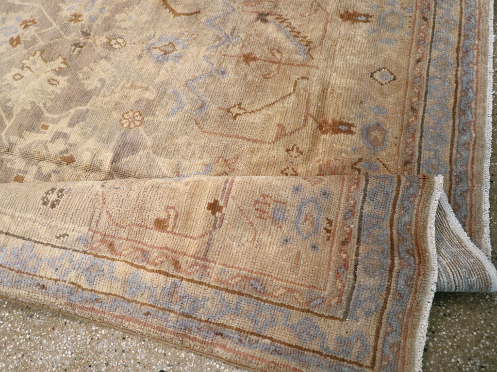 Antique Turkish Oushak Carpet, No.20093 - Gsblank